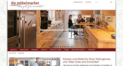 Desktop Screenshot of die-moebelmacher.de