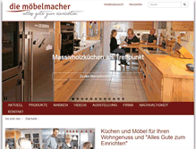 Tablet Screenshot of die-moebelmacher.de